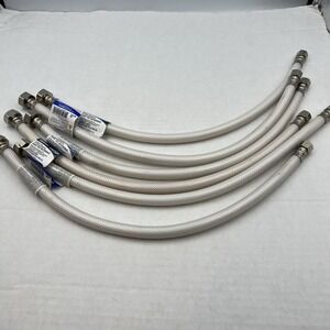 PROFLO PFX146024 3/8" C x 1/2" FIP 20" PVC Braid Sink Connector Lot of‎ 6